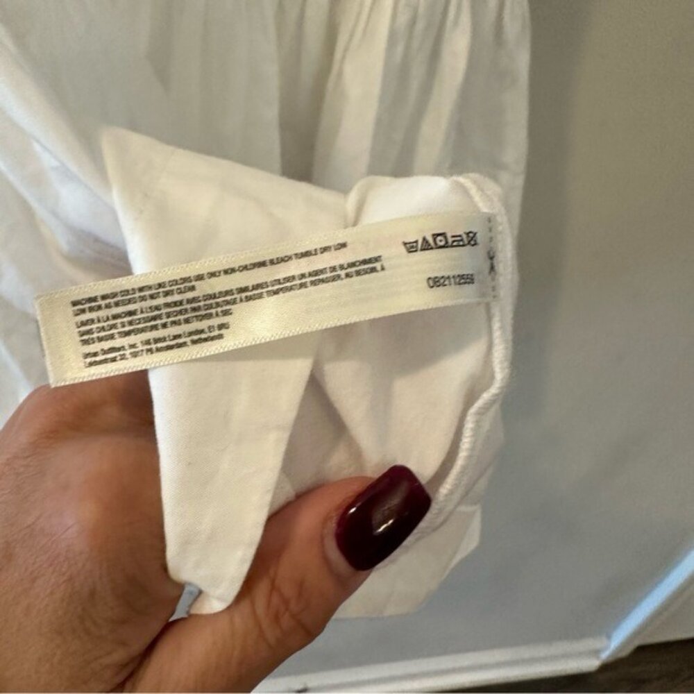 Free People  free-est white Classic Charm Mini Dress size medium - Picture 10 of 13